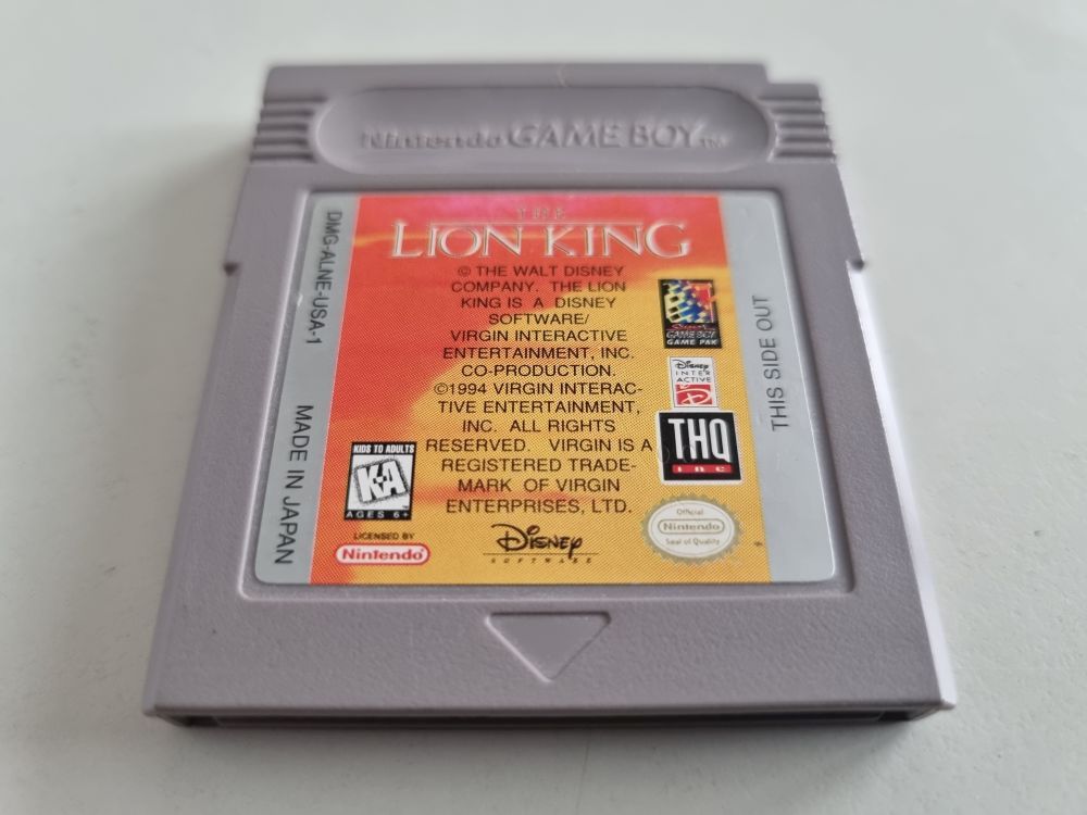 (Bild für) GB The Lion King USA - zum Schließen ins Bild klicken