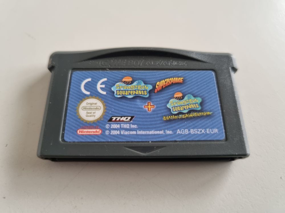 (Bild für) GBA Spongebob Squarepants - Supersponge + Battle for Bikini Bottom EUR - zum Schließen ins Bild klicken