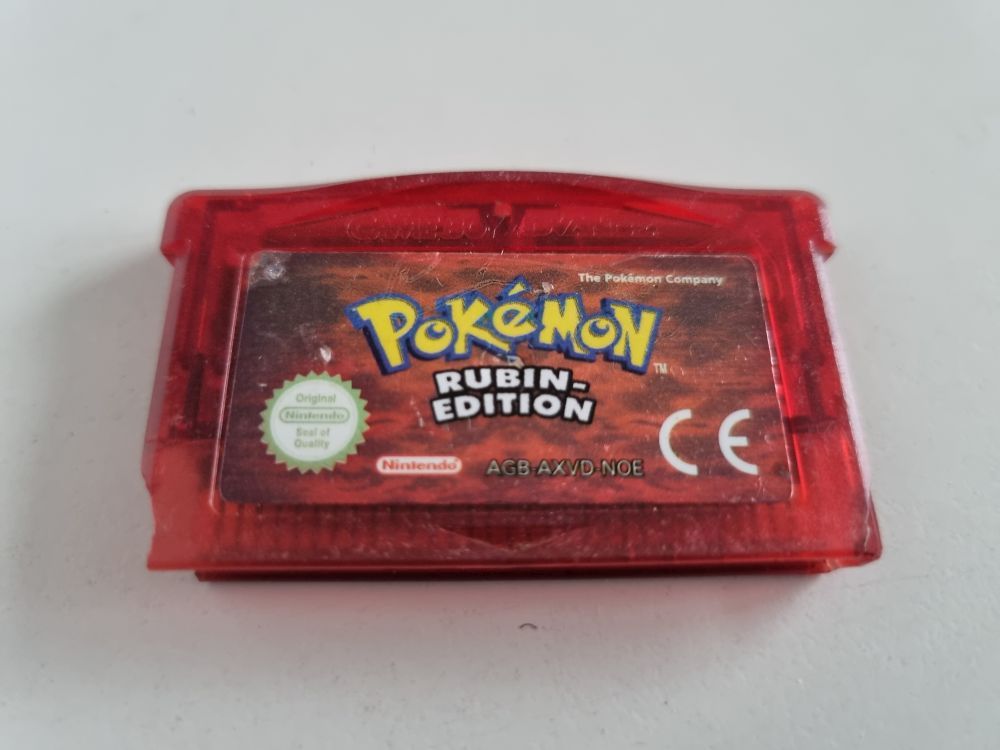 (Bild für) GBA Pokemon - Rubin-Edition NOE - zum Schließen ins Bild klicken