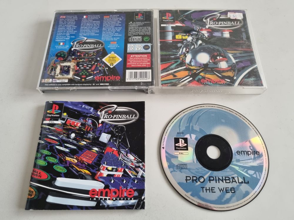 (Bild für) PS1 Pro Pinball - The Web - zum Schließen ins Bild klicken