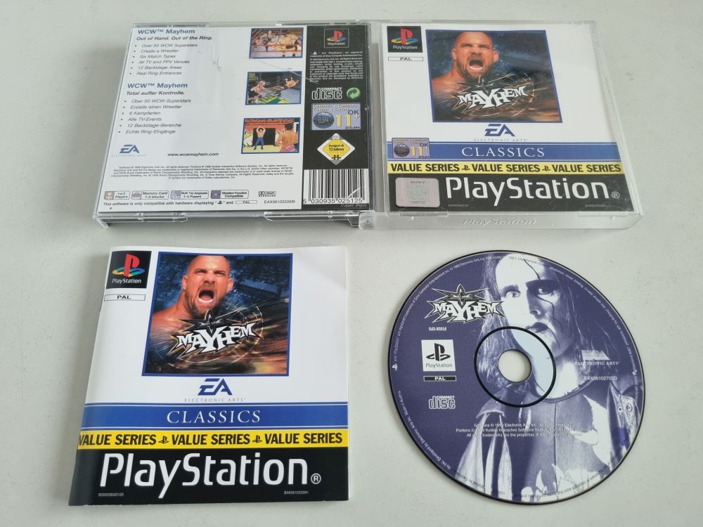 (Bild für) PS1 WCW Mayhem - zum Schließen ins Bild klicken