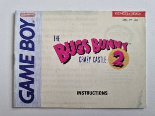 GB Bugs Bunny - The Crazy Castle 2 USA Manual