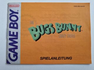 GB Bugs Bunny - The Crazy Castle NNOE Manual