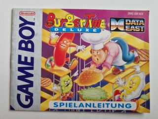 GB Burgertime Deluxe NOE Manual