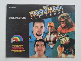 NES WWF Wrestlemania Challenge NOE Manual