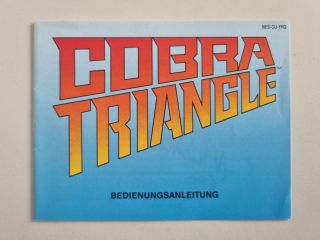 NES Cobra Triangle FRG Manual