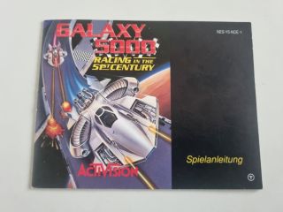 NES Galaxy 5000 NOE Manual