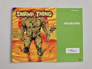 NES Swamp Thing NOE Manual