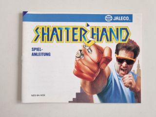 NES Shatterhand NOE Manual