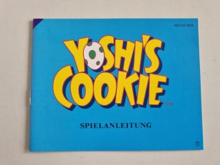 NES Yoshi's Cookie NOE Manual