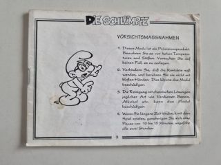 NES Die Schlümpfe NOE Manual