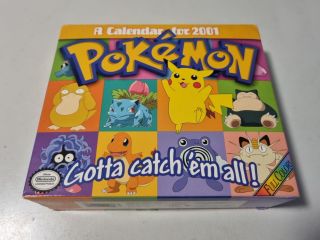 Pokemon - A Calendar for 2001