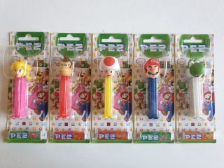 5 Nintendo Pez Spender