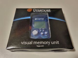 DC Visual Memory Unit VMU Clear Blue