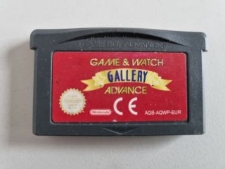 GBA Game & Watch Gallery Advance EUR