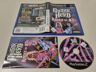 PS2 Guitar Hero: Rocks the 80s