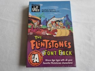 PC The Flintstones - Font Pack