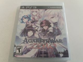 PS3 Record of Agarest War Zero