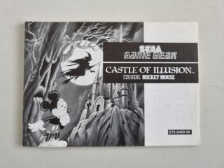 GG Castle of Illusion starring Mickey Mouse Manual