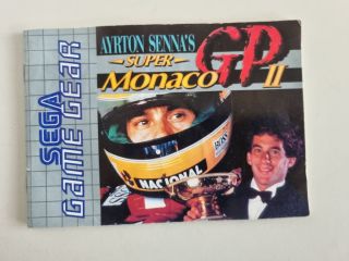 GG Ayrton Senna's Super Monaco GP II Manual