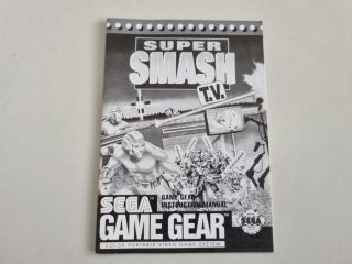GG Super Smash T.V. Manual