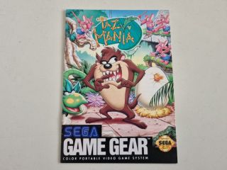 GG Taz Mania Manual