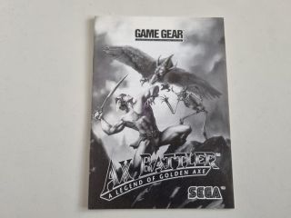 GG Ax Battler Manual