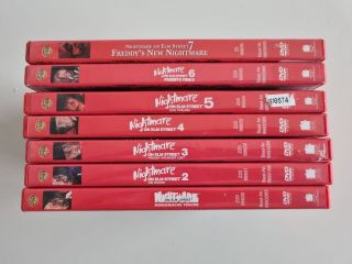 DVD Nightmare on Elm Street 1-7