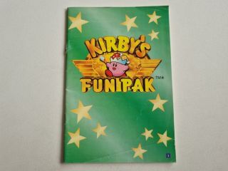 SNES Kirby's Fun Pak NOE Manual