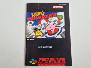 SNES Kirby's Dream Course NOE Manual