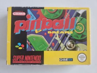 SNES Pinball Dreams EUR