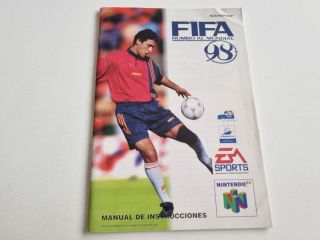 N64 Fifa 98 ESP Manual