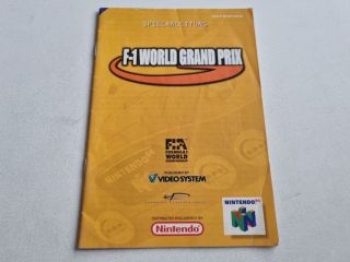 N64 F-1 World Grand Prix NNOE Manual