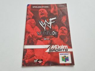 N64 WWF Attitude - Get It NOE Manual