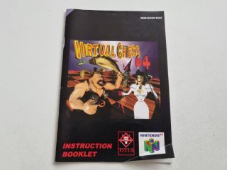 N64 Virtual Chess 64 EUU Manual