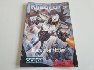 SNES Robocop 3 USA Manual