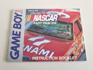 GB Bill Elliot's Nascar - Fast Tracks USA Manual