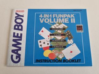 GB 4-in-1 Funpak - Volume II USA Manual