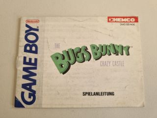 GB Bugs Bunny - The Crazy Castle NOE Manual