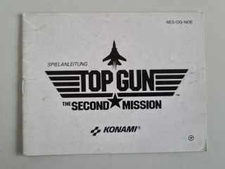 NES Top Gun - The Second Mission NOE Manual