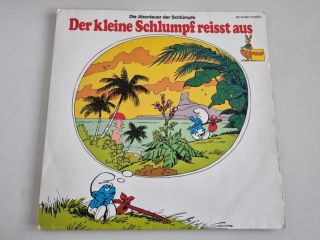 LP Der kleine Schlumpf reisst aus