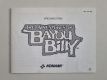 NES The Adventures of Bayou Billy NOE Manual