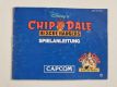 NES Chip 'N Dale - Rescue Rangers NOE Manual