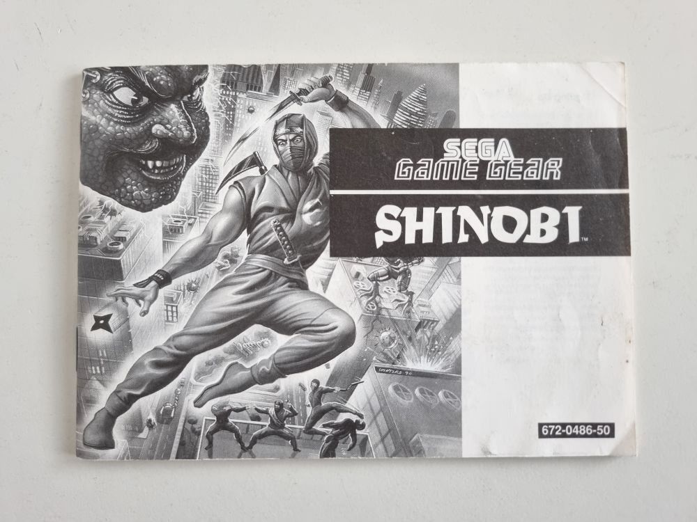 GG Shinobi Manual