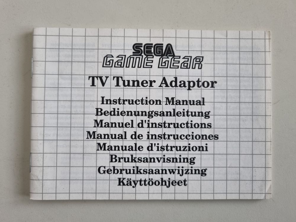 GG TV Tuner Adapter Manual
