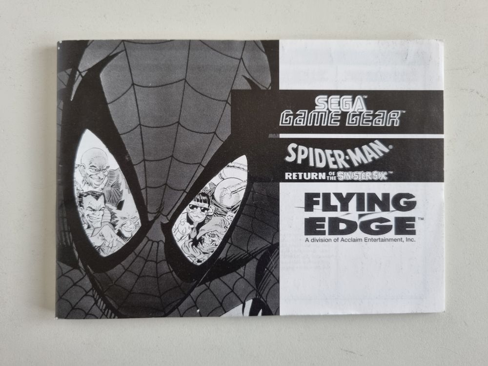 GG Spider-Man - Return of the Sinister Six Manual
