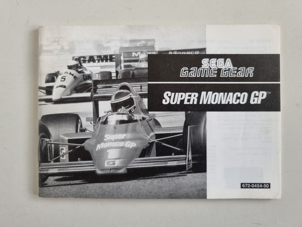 GG Super Monaco GP Manual