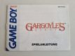 GB Gargoyle's Quest NOE Manual