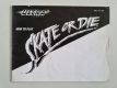 NES Skate or Die USA Manual